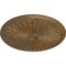 Ekena Millwork Leandros Ceiling Medallion (Fits Canopies up to 5"), 33 1/8"OD x 3 1/2"ID x 1 3/8"P, Rubbed Bronze CM33LERZS - alternate 4